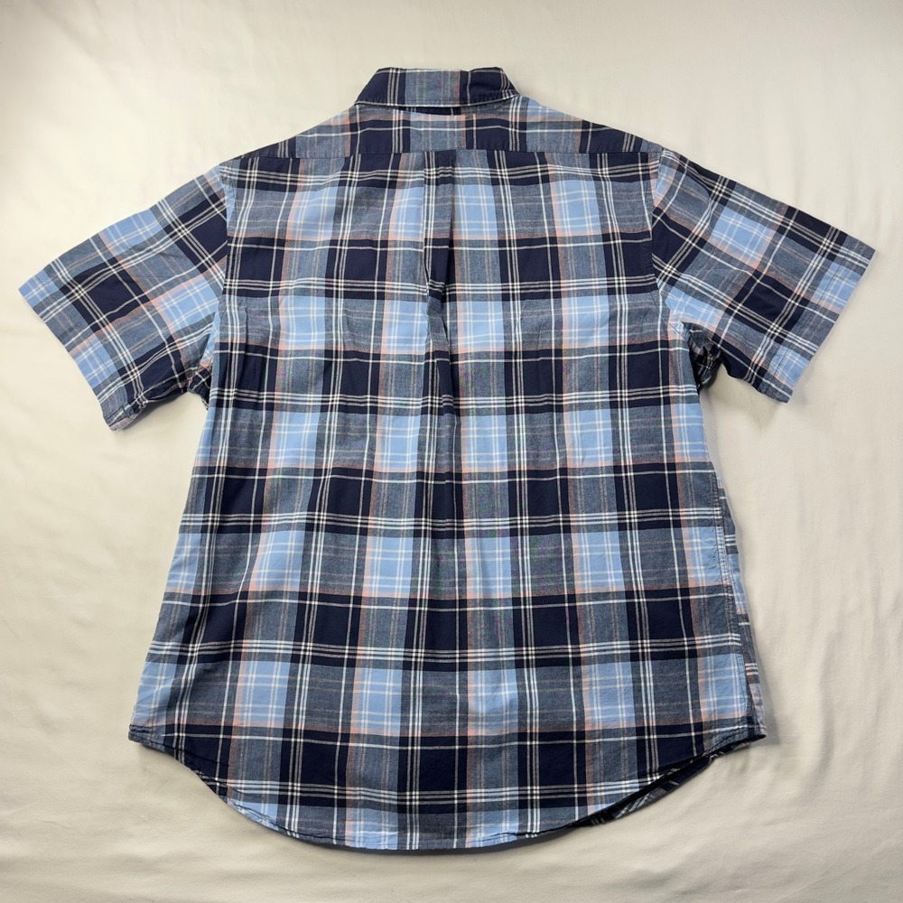 Brooks Brothers Shirt Mens XL Regent Original Polo Blue Plaid Button Down S/S - Picture 5 of 5
